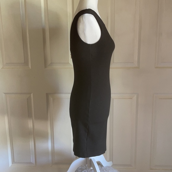 Juicy Couture Black Back Zip Bodycon Mini Dress - Picture 5 of 10